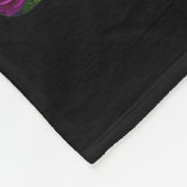 Bigfoot Riding Unicorn Funny Bigfoot Unicorn Selfi フリースブランケット (角)