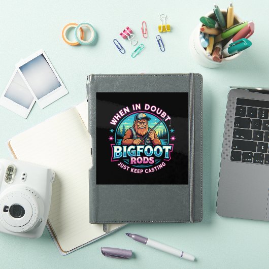 Bigfoot Rods When Your In Doubt シール (iPadカバー)