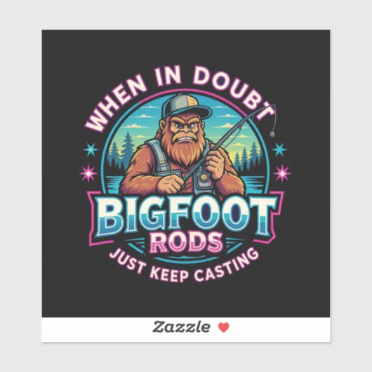 Bigfoot Rods When Your In Doubt シール (シート)