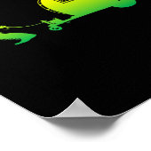 Bigfoot Rv Motorhome Camping Sasquatch Campervan G ポスター (角)