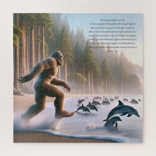 Bigfoot’s Legendary Journey from Land to Sea ジグソーパズル (縦)