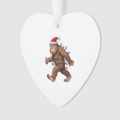 Bigfoot Santa Christmas Tree Lights Xmas Boys Men  オーナメント (正面)