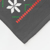 Bigfoot Santa Ufo Alien Funny Ugly Christmas Sweat フリースブランケット (角)