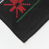 Bigfoot Santa Ufo Alien Funny Ugly Christmas Sweat フリースブランケット (角)