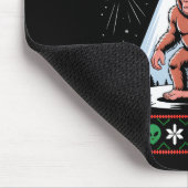Bigfoot Santa Ufo Alien Funny Ugly Christmas Sweat マウスパッド (コーナー)