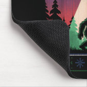 Bigfoot Santa Ufo Alien Funny Ugly Christmas Sweat マウスパッド (コーナー)