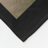 Bigfoot Sasqおもしろいで猫が幸せな自撮りを驚く フリースブランケット (角)