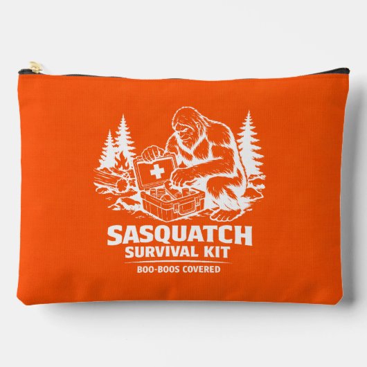 Bigfoot Sasquatch アクセサリーポーチ (正面)