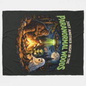 Bigfoot Sasquatch フリースブランケット (正面(横))