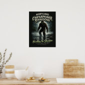 Bigfoot Sasquatch ポスター (キッチン)