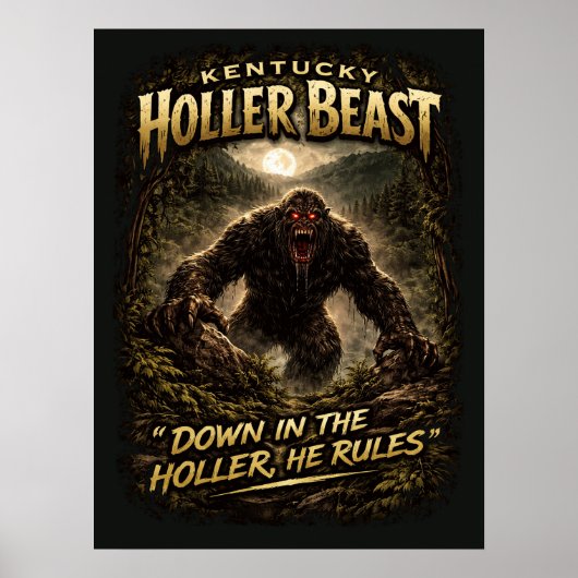 Bigfoot Sasquatch ポスター (正面)