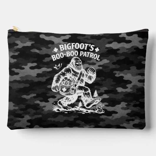 Bigfoot Sasquatch Accessory Pouch アクセサリーポーチ (正面)