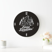 Bigfoot Sasquatch Clock ラージ壁時計 (ホーム)