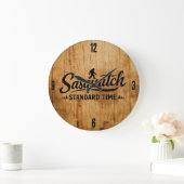 Bigfoot Sasquatch Clock ラージ壁時計 (ホーム)