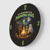 Bigfoot Sasquatch Clock ラージ壁時計 (傾斜)