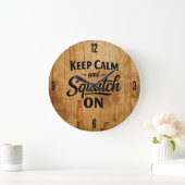 Bigfoot Sasquatch Clock ラージ壁時計 (ホーム)