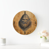 Bigfoot Sasquatch Clock ラージ壁時計 (ホーム)