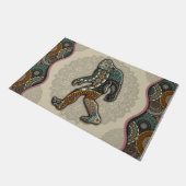 Bigfoot Sasquatch DoorMat, Funny Bigfoot ドアマット (アングル)