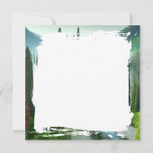 Bigfoot Sasquatch Double Exposure with Forest (裏面)