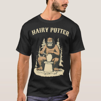 Bigfoot Sasquatch Hairy Potter Funny Pottery Ceram Tシャツ