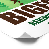 Bigfoot Sasquatch Hide and Seek World Champion ポスター (角)