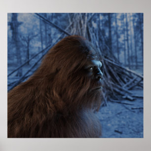 BIGFOOT SASQUATCH PROFILE poster ポスター