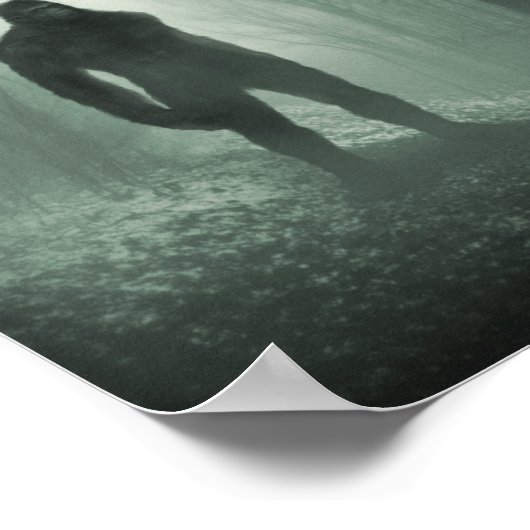 Bigfoot / Sasquatch Silent Watcher Poster ポスター (角)