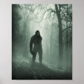 Bigfoot / Sasquatch Silent Watcher Poster ポスター (正面)