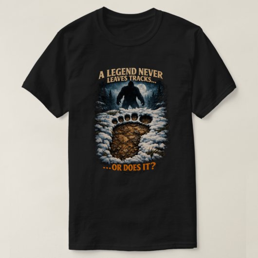 Bigfoot Sasquatch Tシャツ (デザイン正面)