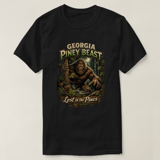 Bigfoot Sasquatch Tシャツ (デザイン正面)
