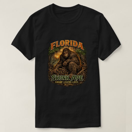 Bigfoot Sasquatch Tシャツ (デザイン正面)
