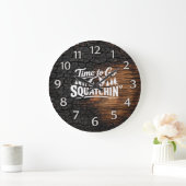 Bigfoot Sasquatch Wall Clock ラージ壁時計 (ホーム)