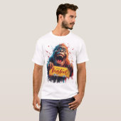 Bigfoot Sasquatch Yeti Monster Creature Tシャツ (正面フル)
