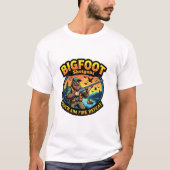 Bigfoot Shotguns Duck Aim Fire Repeat Tシャツ (正面)