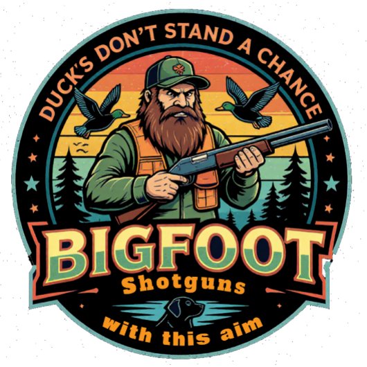 Bigfoot Shotguns Duck's Don't Stand a Chance Tシャツ