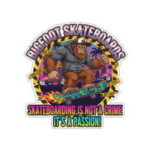 Bigfoot Skateboards スケートボーディングは犯罪ではありません