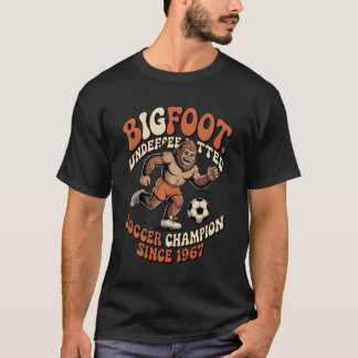  Bigfoot Soccer Legend T-Shirt | Funny Sasquatch S Tシャツ