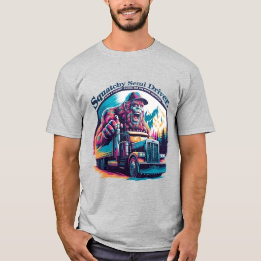Bigfoot: Squatchyセミドライバー Tシャツ (正面)
