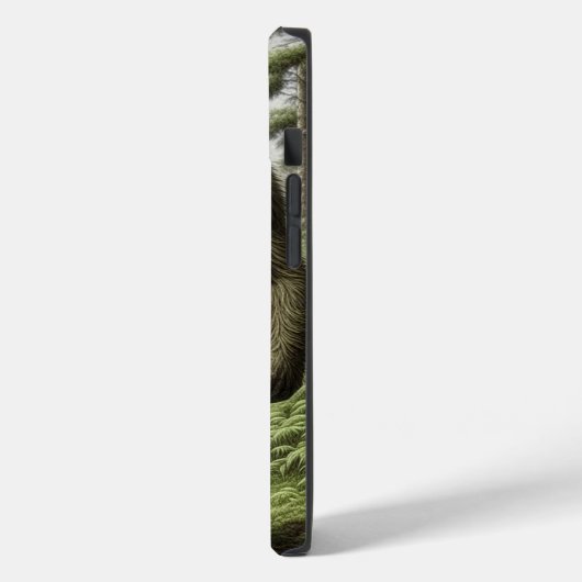Bigfoot standing in Trees AI art Case-Mate iPhoneケース (裏面 / 左)