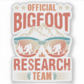 Bigfoot Sticker – 公式Bigfoot Research Team シール (正面)