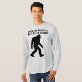BIGFOOT Tおもしろいシャツ、検索チーム Tシャツ (正面フル)