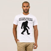 BIGFOOT Tおもしろいシャツ、検索チーム Tシャツ (正面フル)