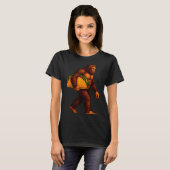 Bigfoot Taco Sasquatch Walking Taco Funny Shirt Me Tシャツ (正面フル)