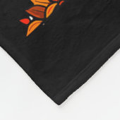 Bigfoot Thanksgiving Turkey Funny Thanksgiving Sas フリースブランケット (角)