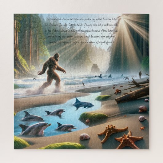 Bigfoot & the Dolphin Tidepool of Lost Legends ジグソーパズル (縦)