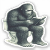 Bigfoot Toilet シール (正面)