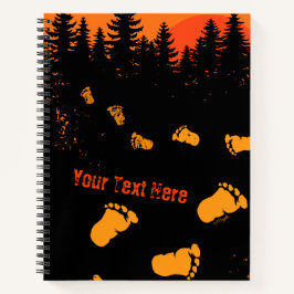 Bigfoot Tracks At Sunset ノートブック