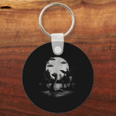 Bigfoot Ufo Loch Ness Monster Mothman And Aliens!  キーホルダー (正面)