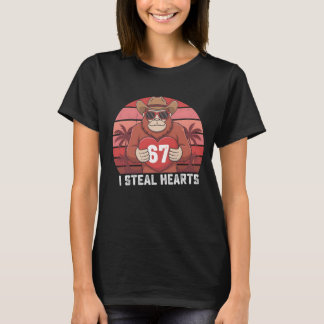 Bigfoot Valentine PNG Sublimation Design Tシャツ