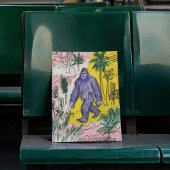 Bigfoot Walking Poster Print Wall Art ポスター